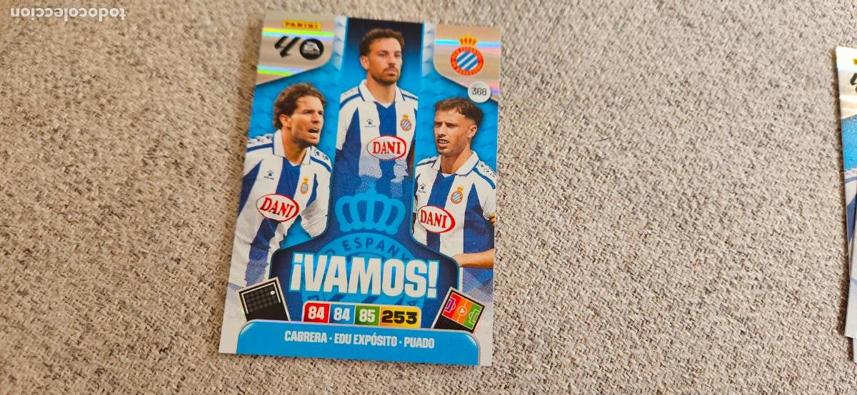 Cromos de f&uacute;tbol: vamos espa&ntilde;ol 368 adrenalyn xl 2025 2026 25 26 trading card novedad