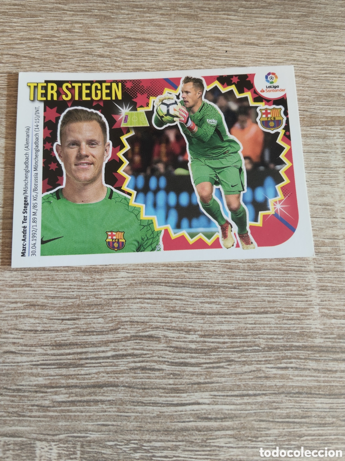 Cromos de F&uacute;tbol: Ter Stegen Barcelona liga 2018 2019 18 19 ediciones este