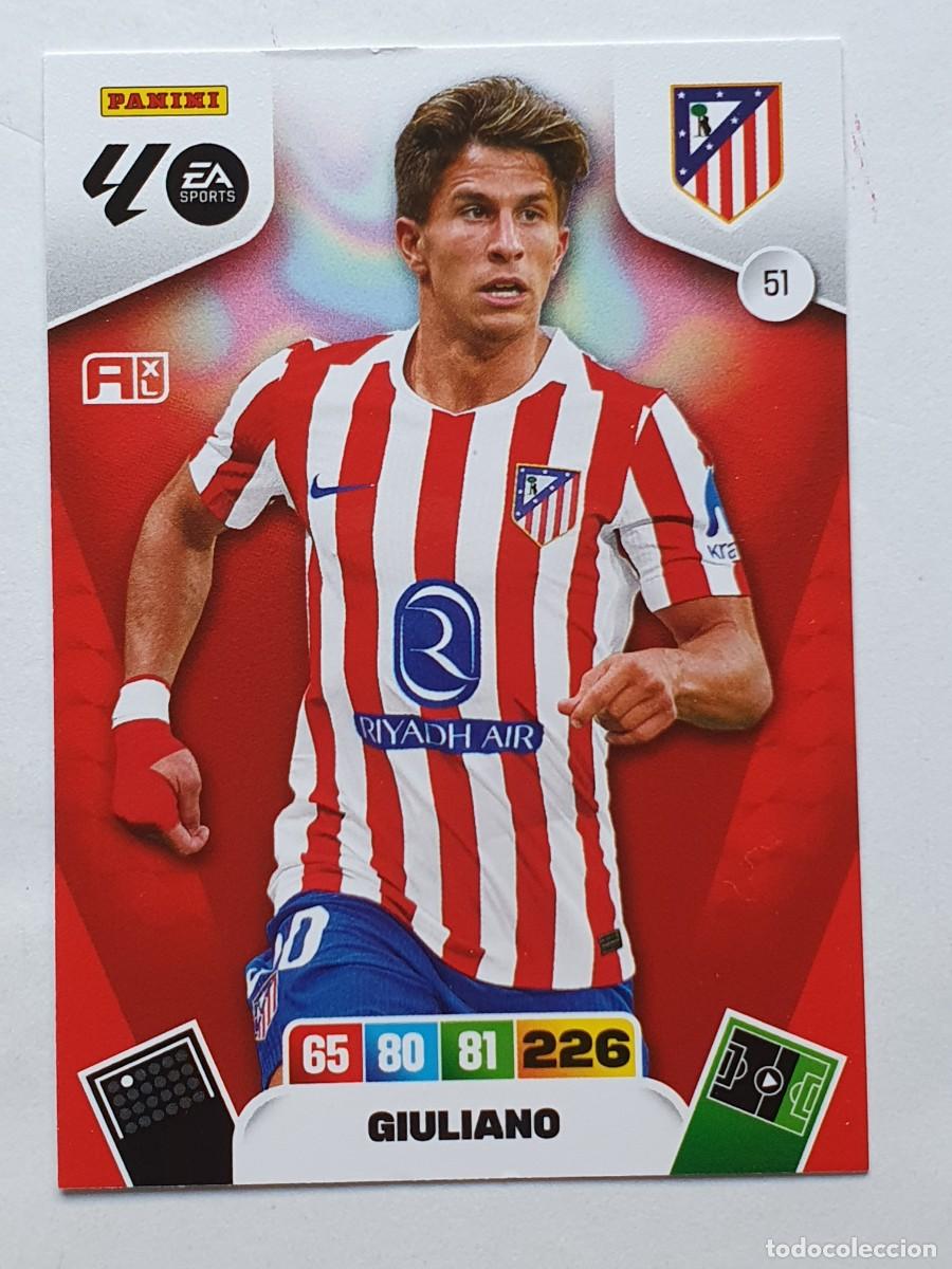 Football Stickers: #51 GIULIANO (Atl&eacute;tico Madrid) - Adrenalyn XL LaLiga 2025-26