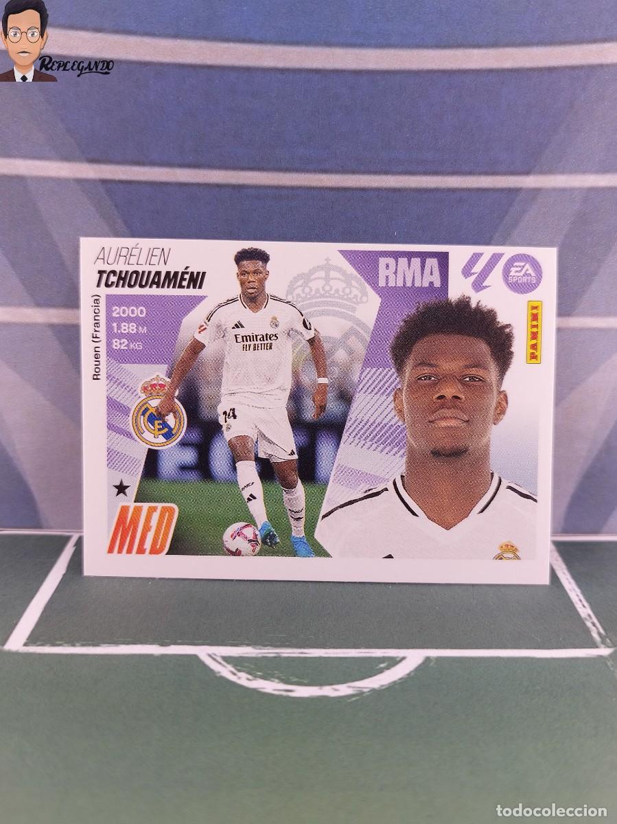 Fu&szlig;ball-Sticker: TCHOUAM&Eacute;NI N&ordm; 11 (REAL MADRID) LIGA 2025 2026 CROMO EDICIONES ESTE PANINI 25 26 STICKER (SIN PEGAR)