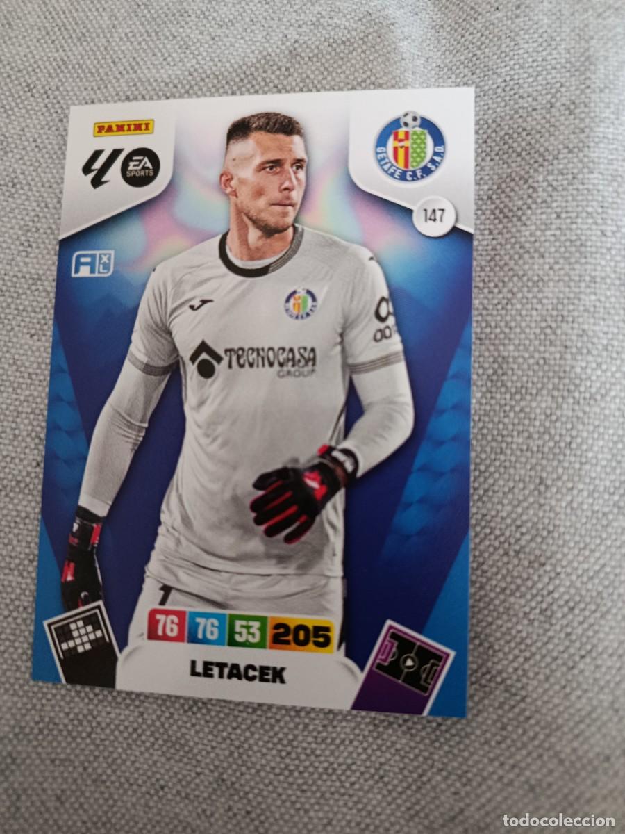 Fu&szlig;ball-Sticker: Adrenalyn 25/26. 147- Letacek. Getafe.