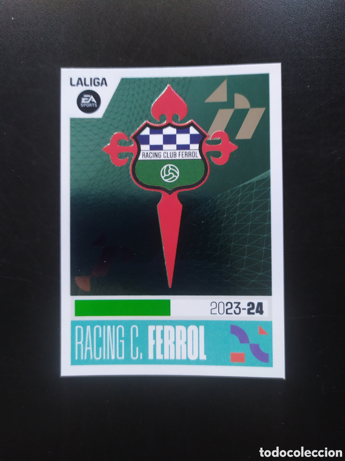 Figurine di Calcio: Liga este 2023 2024 23 24 panini escudo Liga hypermotion n&deg; 11 Racing Ferrol