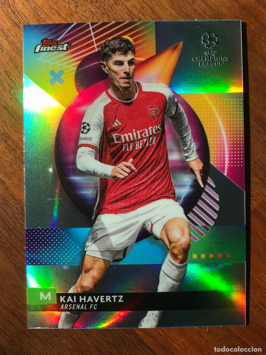 Fu&szlig;ball-Sticker: KAI HAVERTZ - ARSENAL - REFRACTOR - TOPPS FINEST UEFA CHAMPIONS CLUB - 2023 2024 23 24