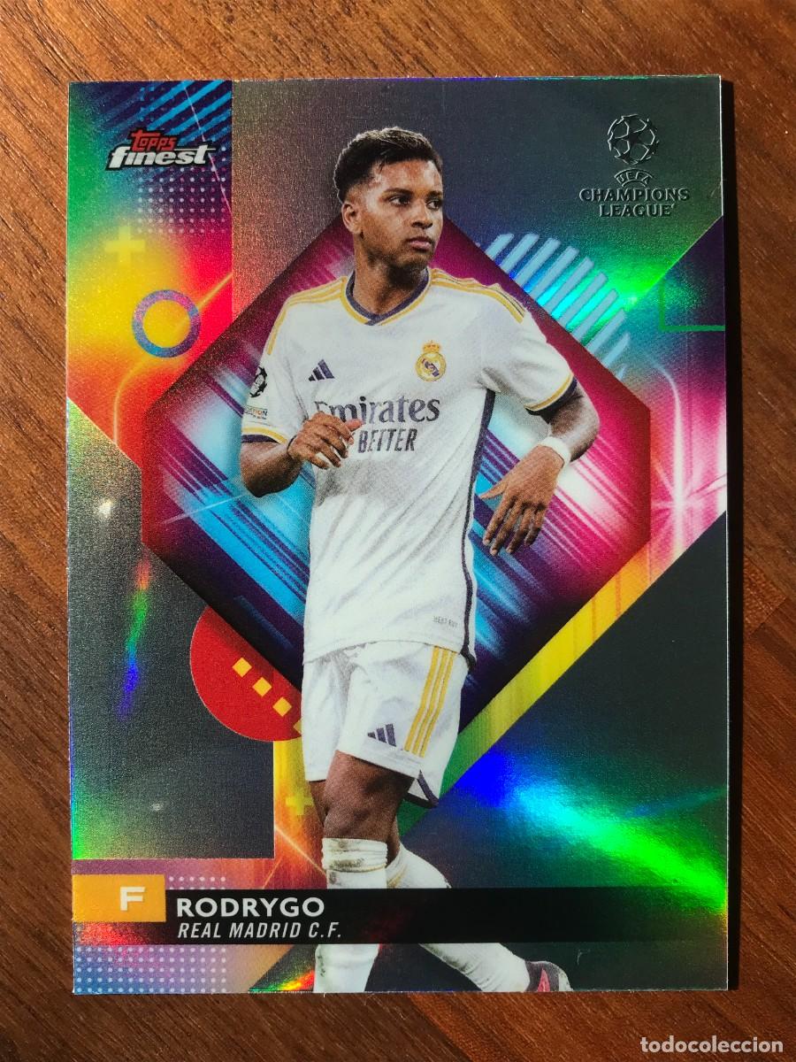 Fu&szlig;ball-Sticker: RODRYGO - REAL MADRID - REFRACTOR - TOPPS FINEST UEFA CHAMPIONS CLUB - 2023 2024 23 24