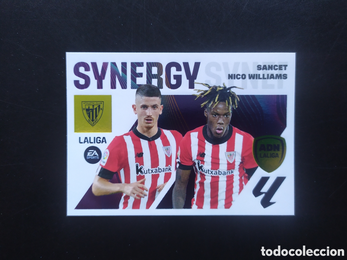Cromos de Futebol: Liga este 2023 2024 23 24 panini synergy ADN Sancet Nico Williams n&deg; 4 Athletic Bilbao