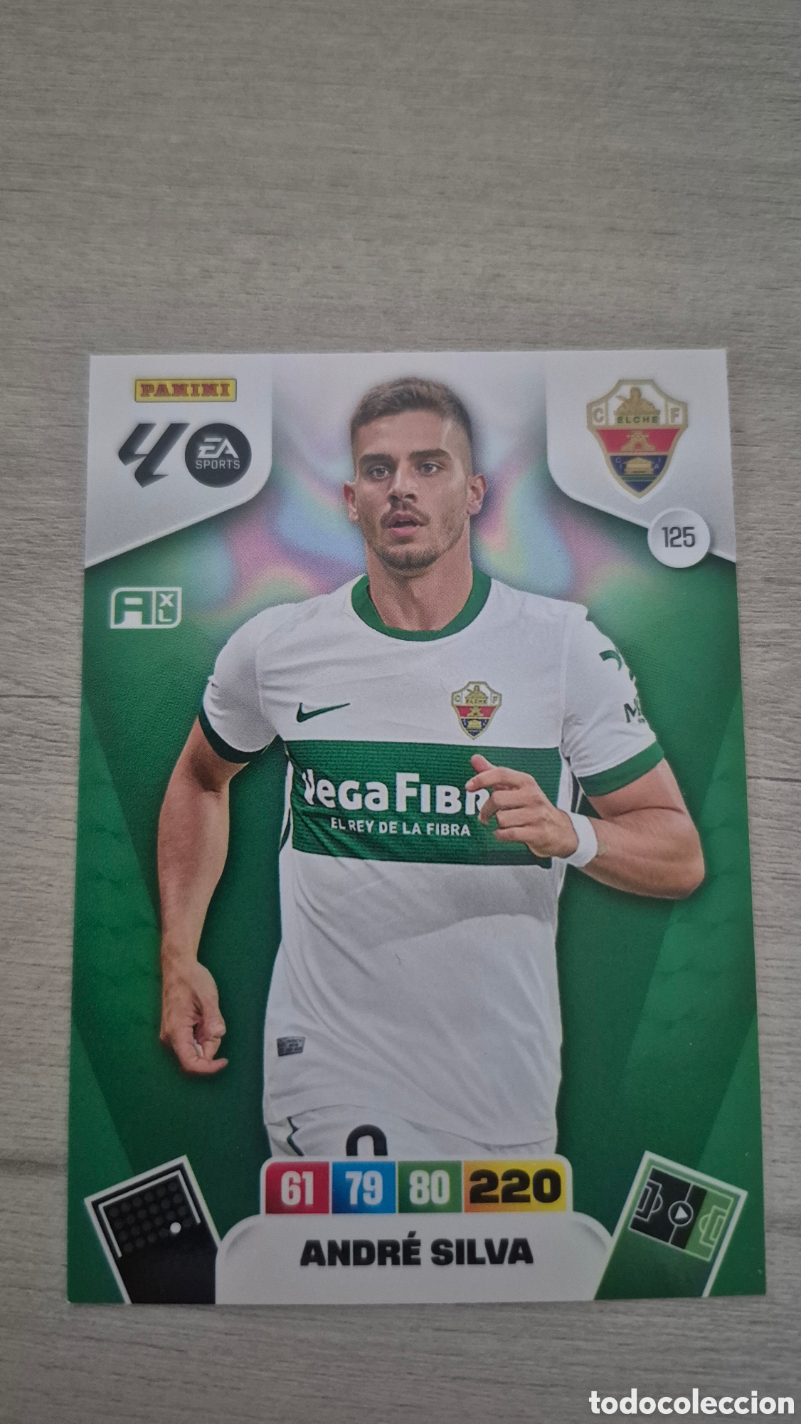 Figurine di Calcio: N&deg;125 Elche Andre Silva Adrenalyn 25/26