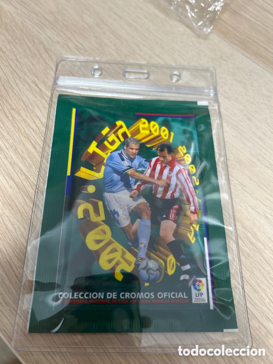 Football Stickers: Sobre liga Este sin abrir temporada 2001 2002