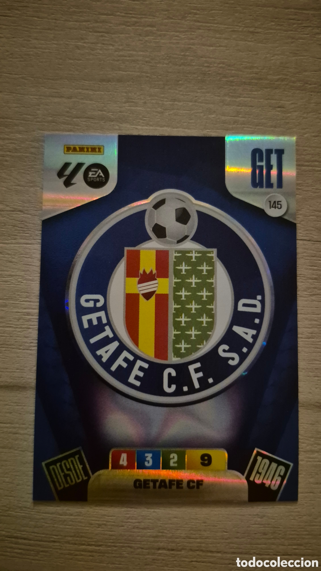 Figurine di Calcio: N&deg;145 Escudo Getafe Adrenalyn 25/26