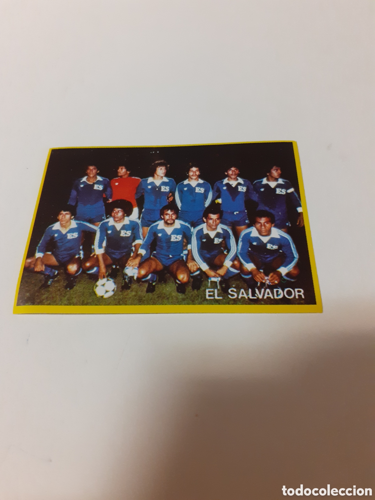 Cromos de F&uacute;tbol: CROMO DANONE FUTBOL EN ACCION SELECC EL SALVADOR SIN PEGAR