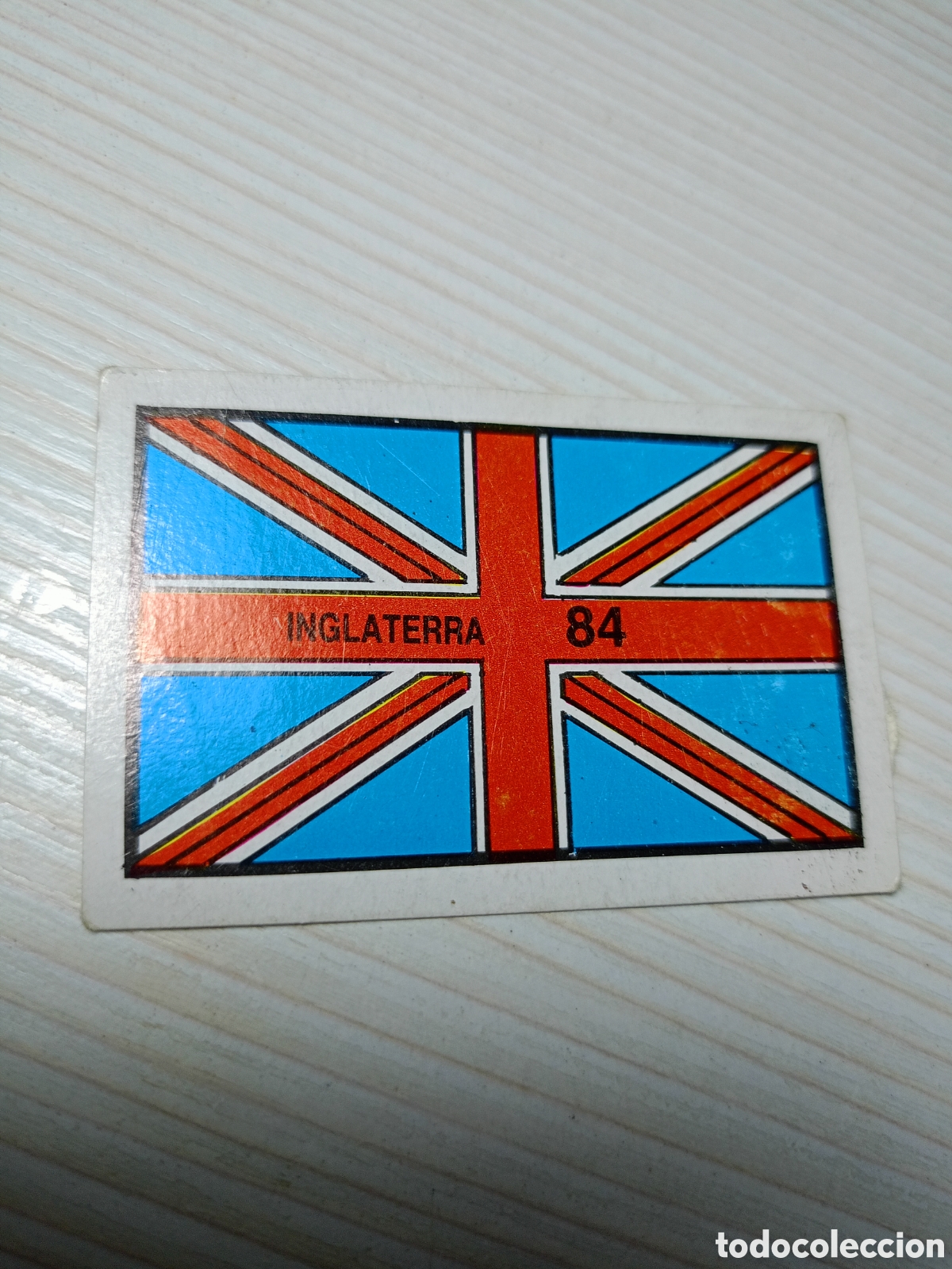 Cromos de Futebol: 84 BANDERA INGLATERRA BARNA MEXICO MUNDIAL 1986 CROMO FUTBOL 86 - DESPEGADO