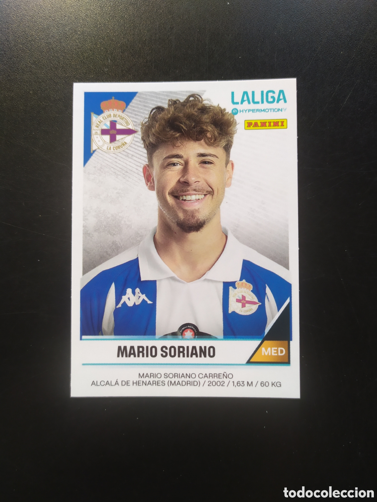 Fu&szlig;ball-Sticker: Liga Hypermotion 2024 2025 24 25 panini Mario Soriano n&deg; 147 Deportivo Coru&ntilde;a