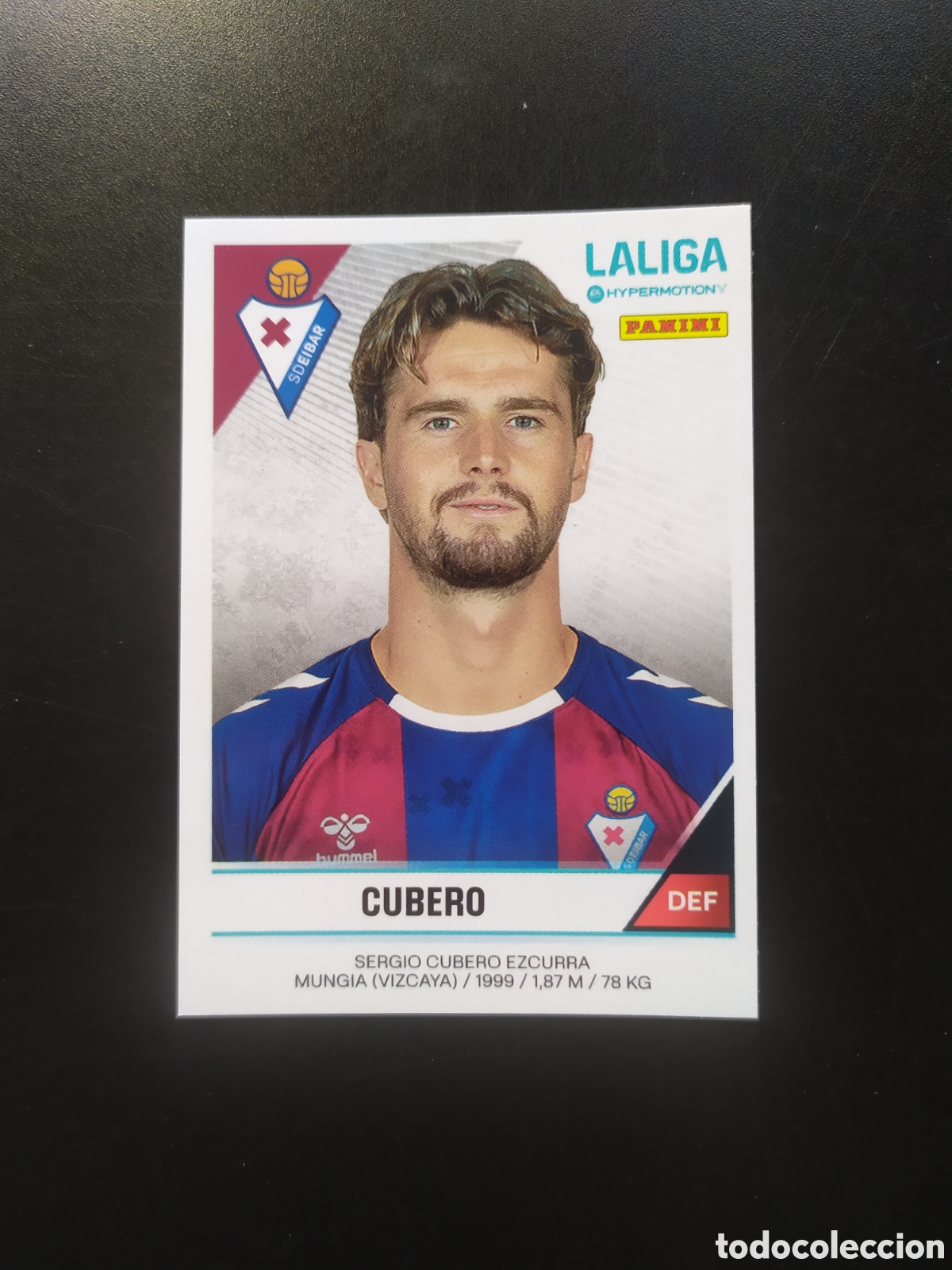 Fu&szlig;ball-Sticker: Liga Hypermotion 2024 2025 24 25 panini Cubero n&deg; 158 Eibar