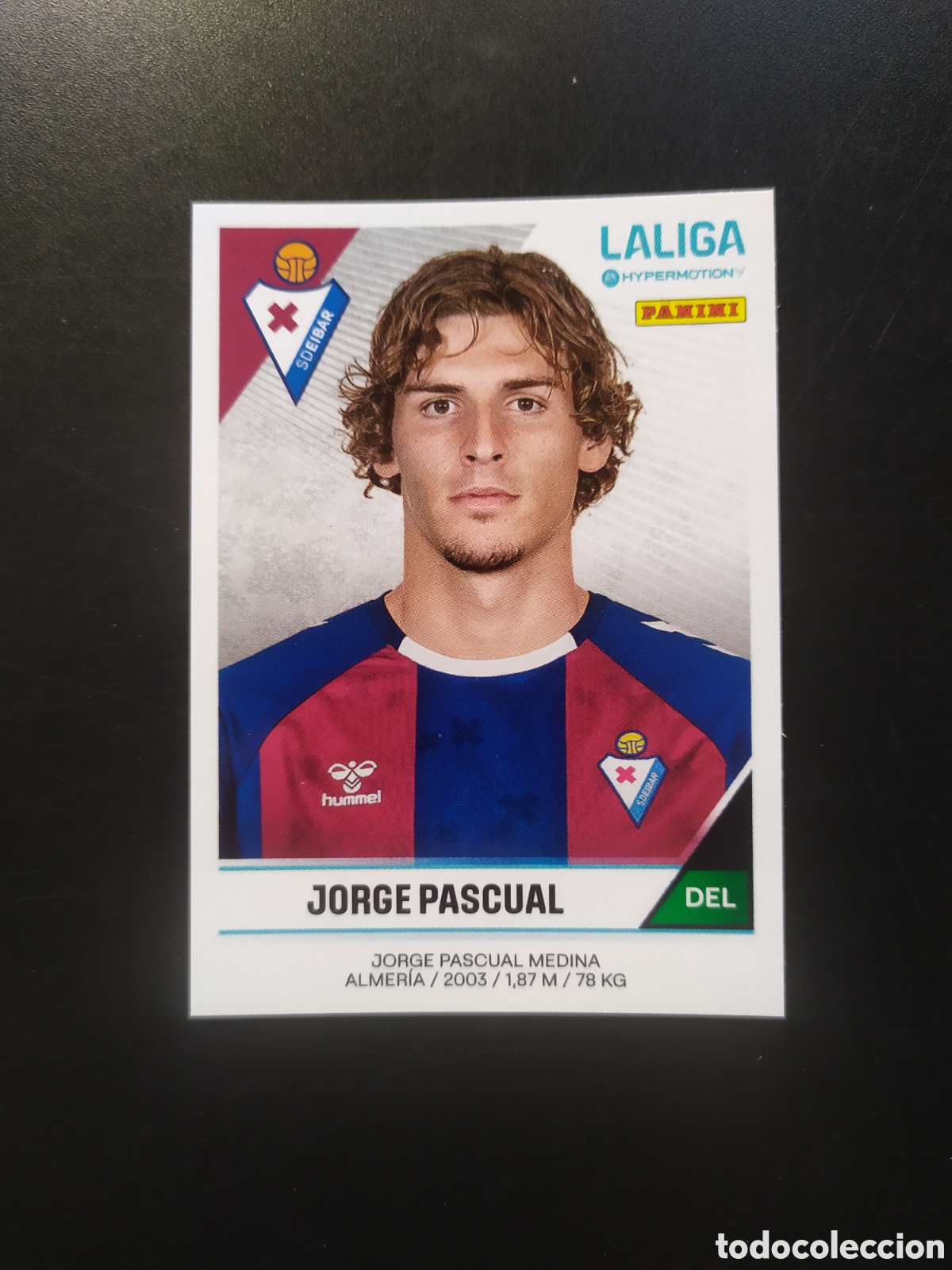 Cartes &agrave; collectionner de Football: Liga Hypermotion 2024 2025 24 25 panini Jorge Pascual n&deg; 171 Eibar