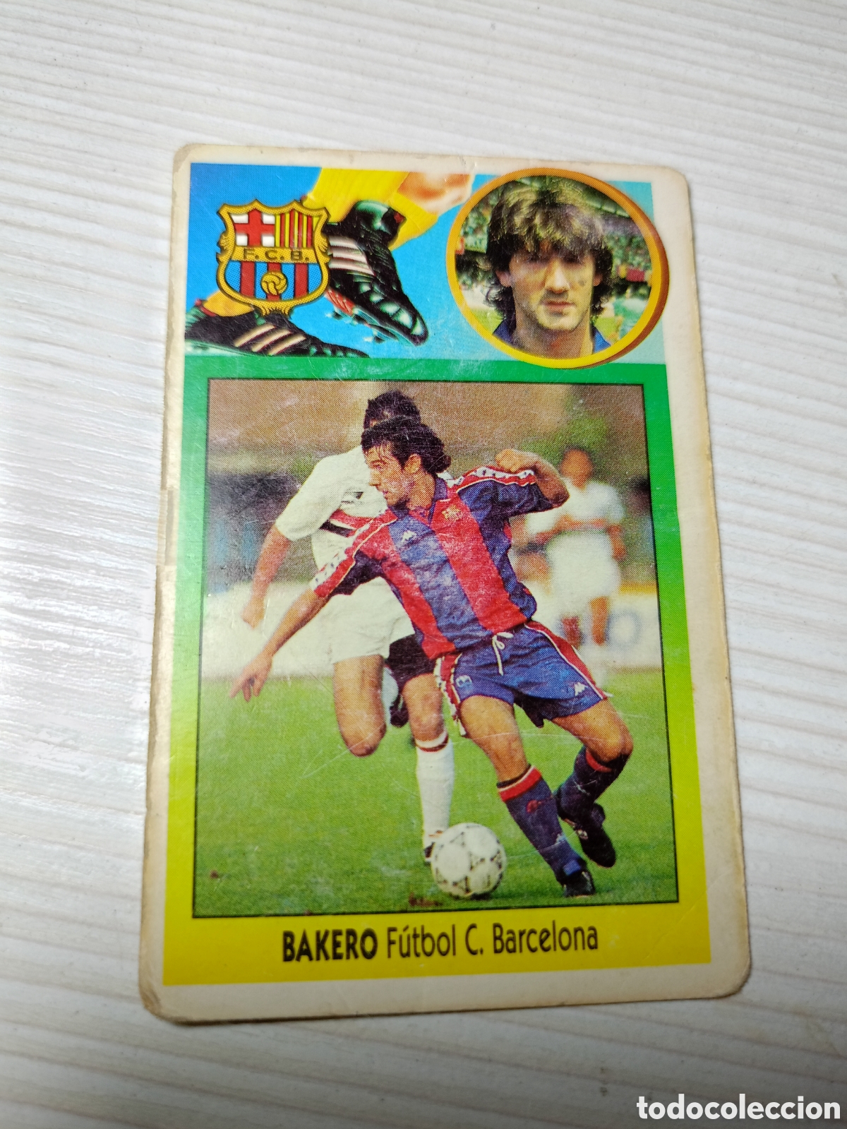 Fu&szlig;ball-Sticker: CROMO BAKERO FUTBOL CLUB BARCELONA - LIGA 93 94 - EDICIONES ESTE