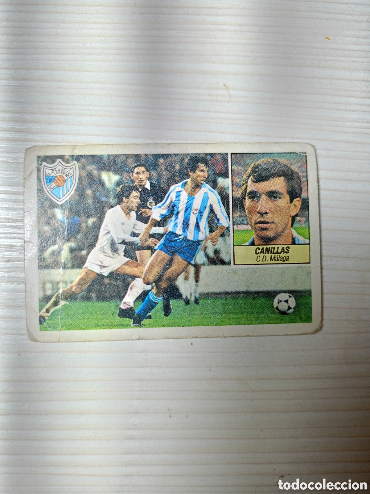 Fu&szlig;ball-Sticker: Canillas (M&aacute;laga) Liga 84-85 ESTE. Nunca pegado