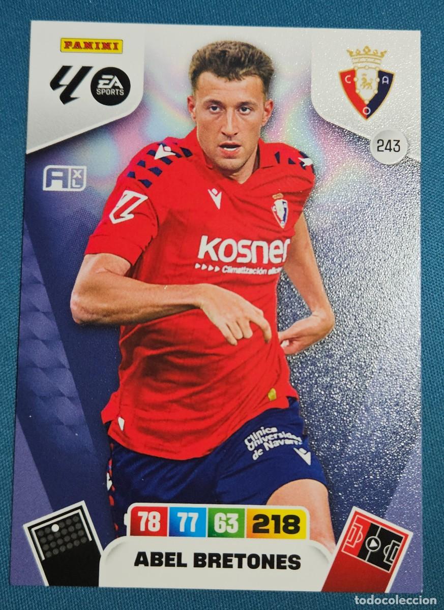 Fu&szlig;ball-Sticker: 2025 2026 243 ABEL BRETONES OSASUNA ADRENALYN PANINI