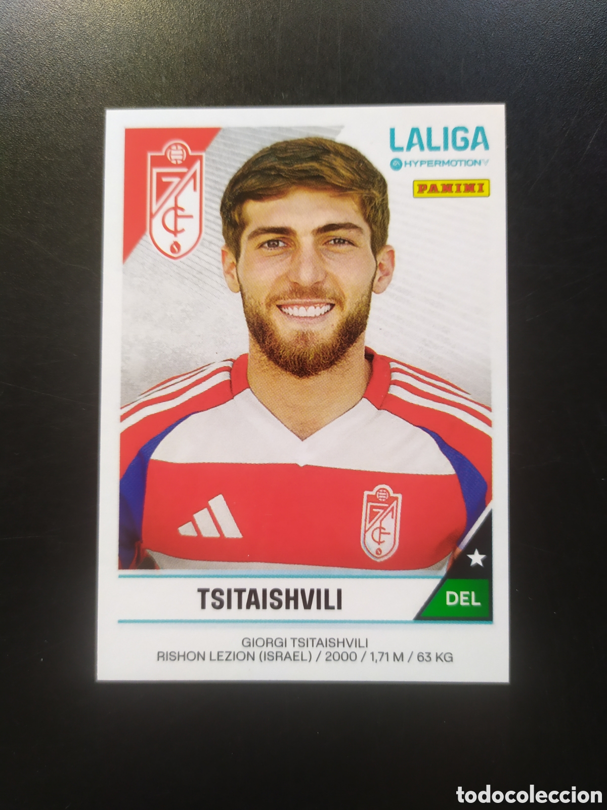 Cartes &agrave; collectionner de Football: Liga Hypermotion 2024 2025 24 25 panini Tsitaishvili n&deg; 246 Granada