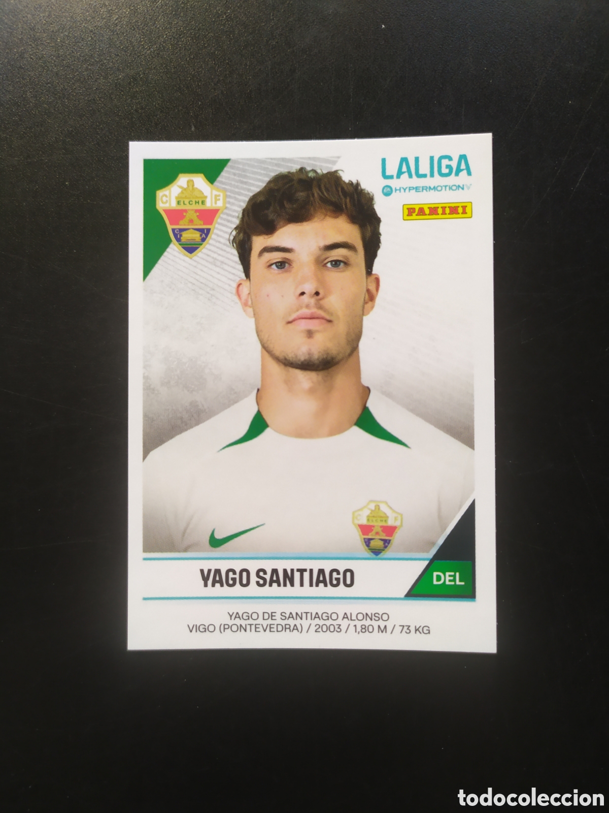 Figurine di Calcio: Liga Hypermotion 2024 2025 24 25 panini Yago Santiago n&deg; 187 Elche