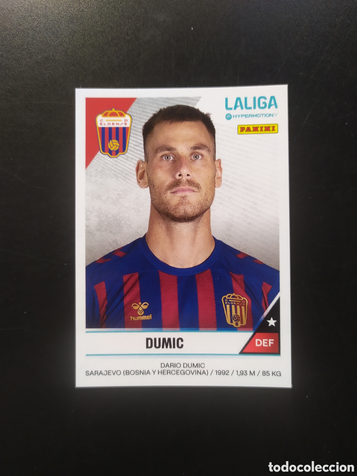 Cartes &agrave; collectionner de Football: Liga Hypermotion 2024 2025 24 25 panini Dumic n&deg; 198 Eldense