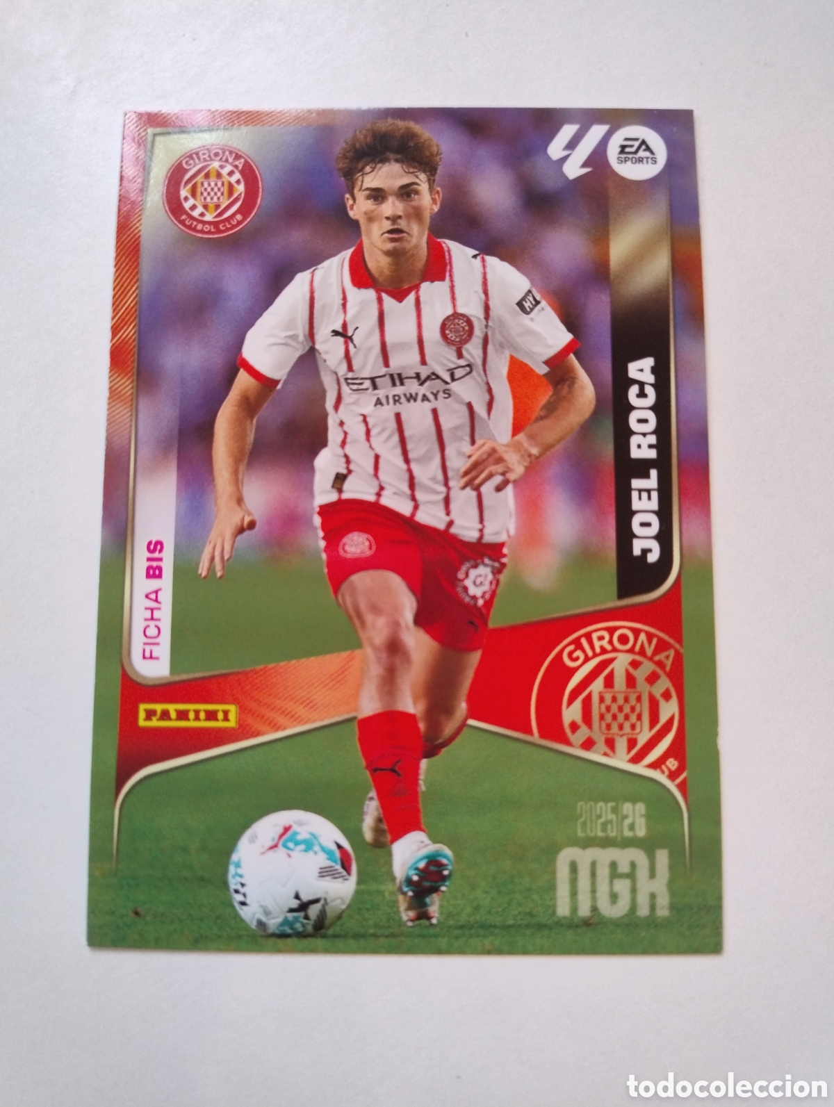 Figurine di Calcio: 189 bis - Joel Roca - Girona - Megacracks 2025 - 2026 Ficha Bis