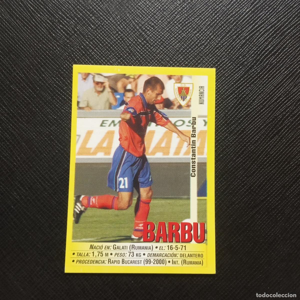 Figurine di Calcio: 341A 341 BARBU NUMANCIA PANINI 1999 2000 CROMO FUTBOL LIGA 99 00 SIN PEGAR - A182 PG325