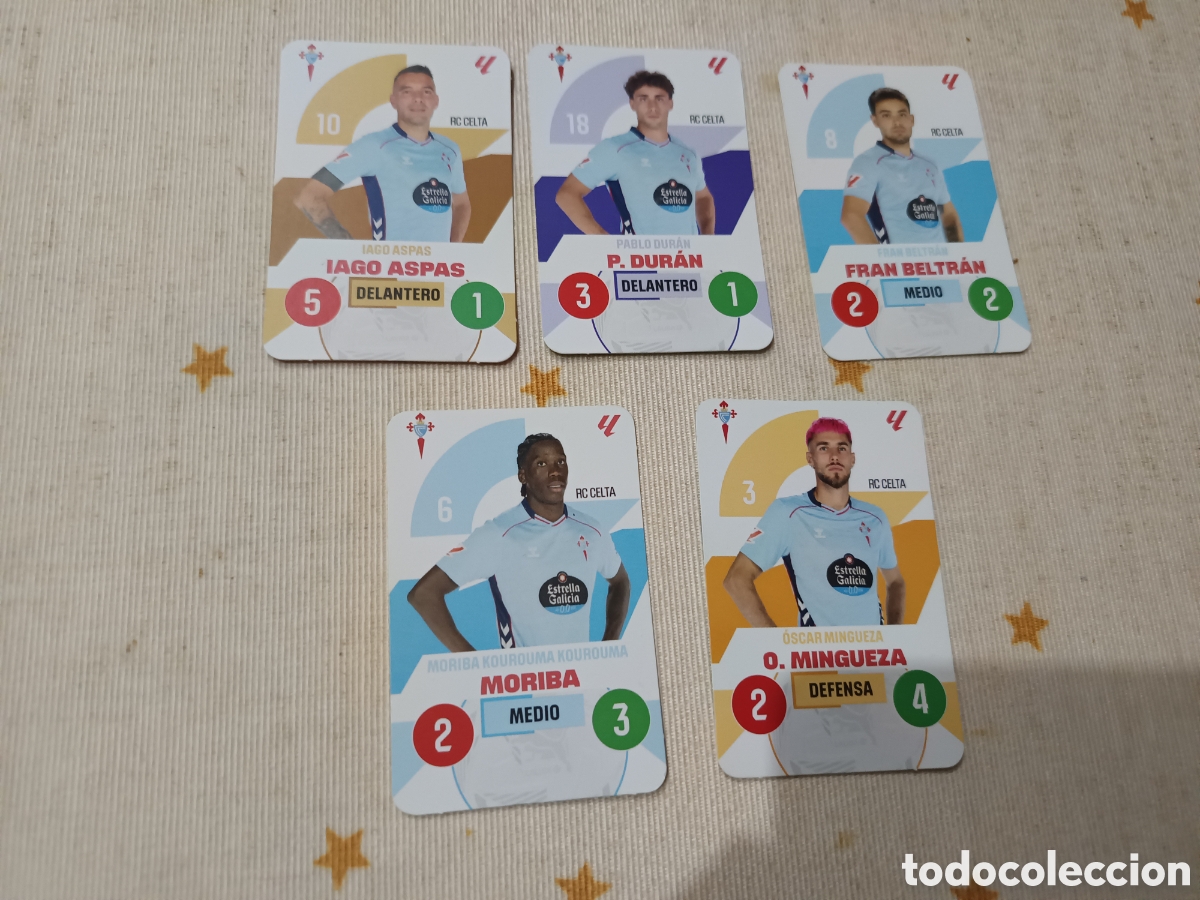 Cromos de F&uacute;tbol: JUEGO DE LA LIGA &rdquo;JUNIOR&rdquo; BORR&Aacute;S 2025-26 ( 25-26 ) RC CELTA DE VIGO ( FALTA BORJA IGLESIAS )