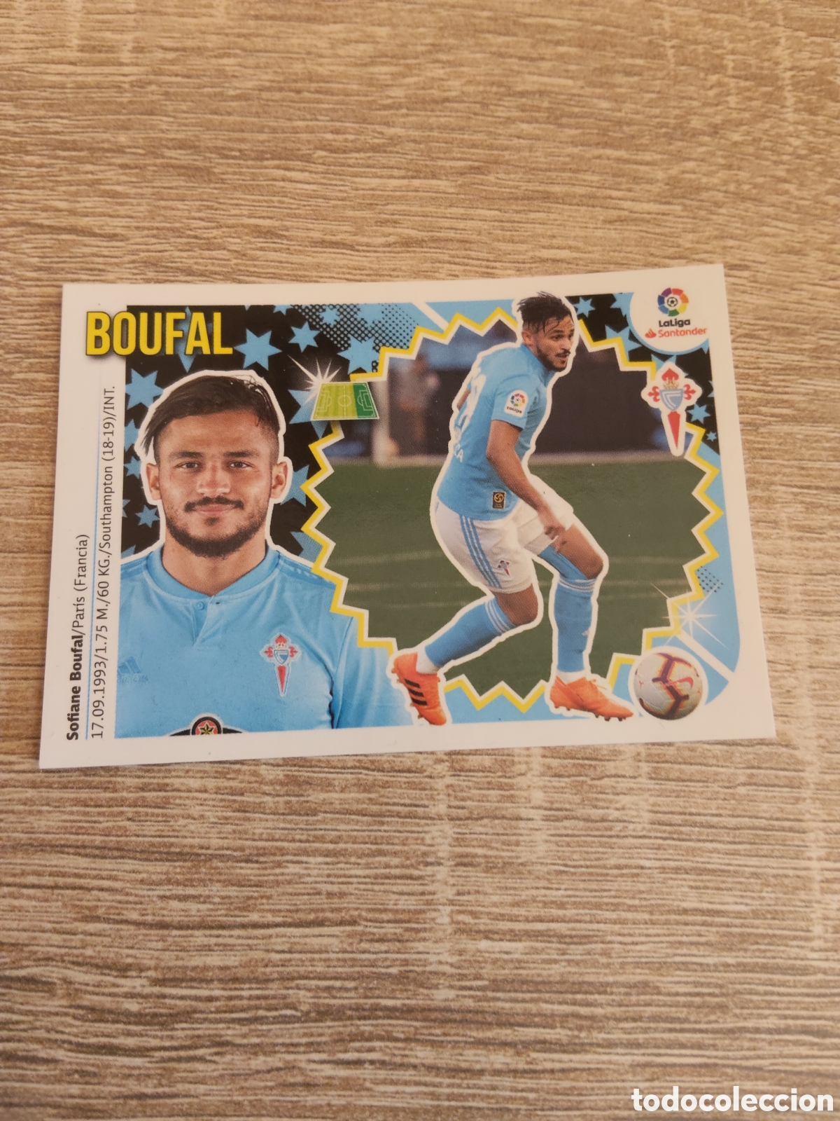 Cromos de F&uacute;tbol: Boufal Celta de Vigo fichaje 39 liga 2018 2019 18 19 ediciones este