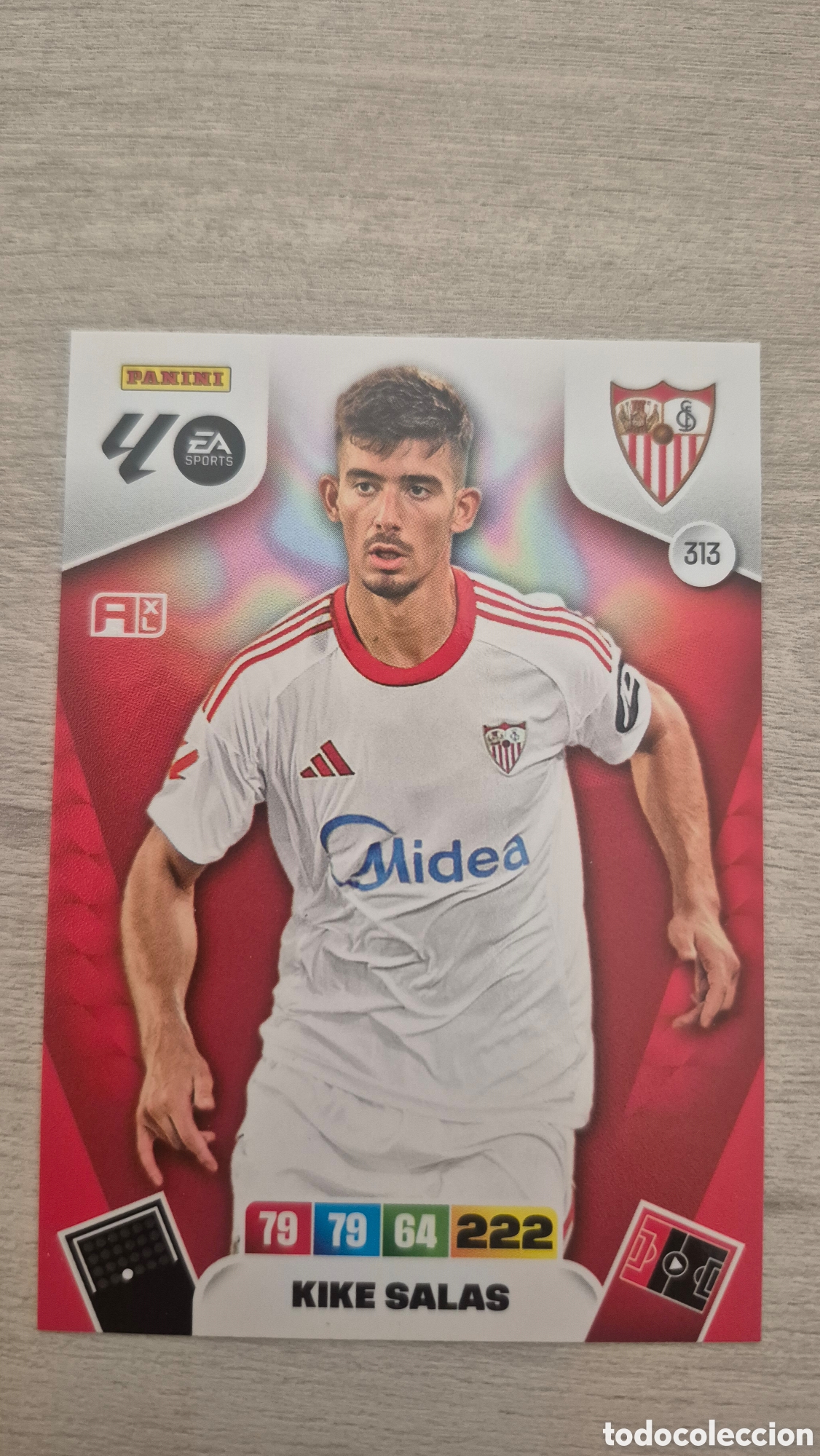 Fu&szlig;ball-Sticker: N&deg;313 Sevilla Kike Salas Adrenalyn 25/26