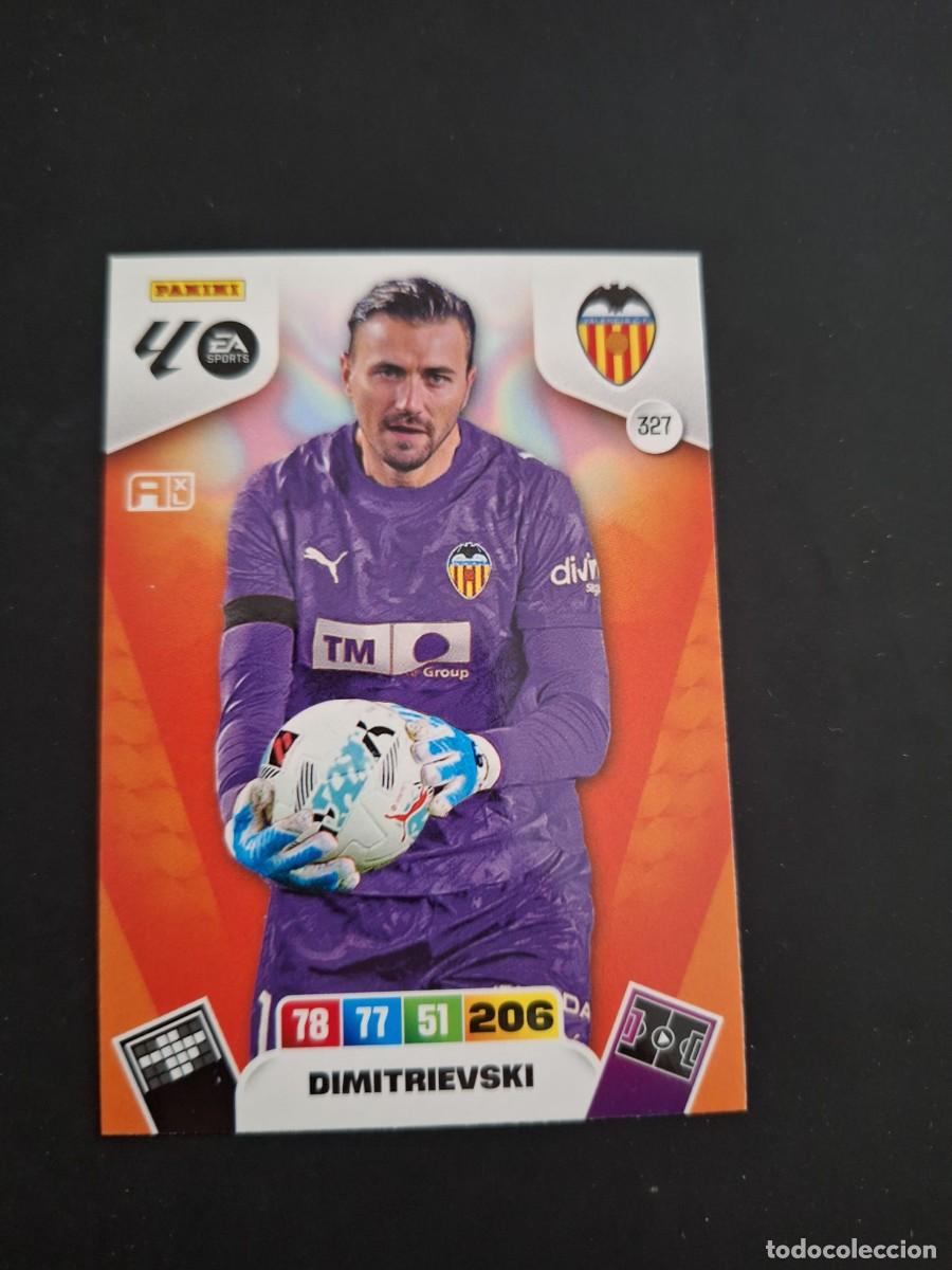 Fu&szlig;ball-Sticker: 327 DIMITRIEVSKI VALENCIA ADRENALYN 2025 2026 25 26