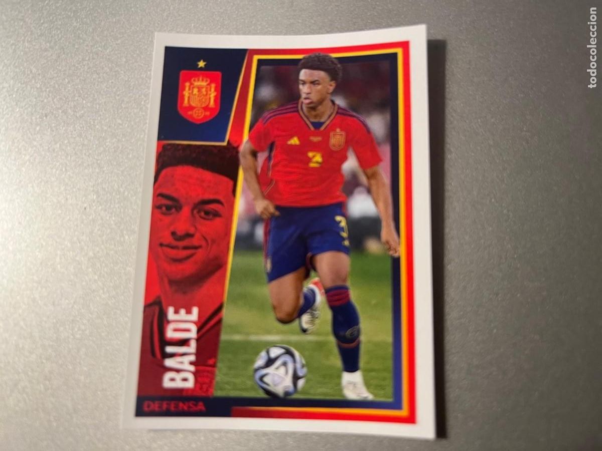 Cromos de f&uacute;tbol: Selecci&oacute;n Espa&ntilde;a f&uacute;tbol n&ordm; 17 Balde Carrefour
