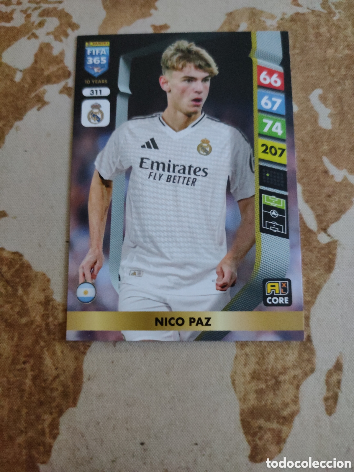 Cromos de f&uacute;tbol: Real Madrid 311 NICO PAZ FIFA 365 2025