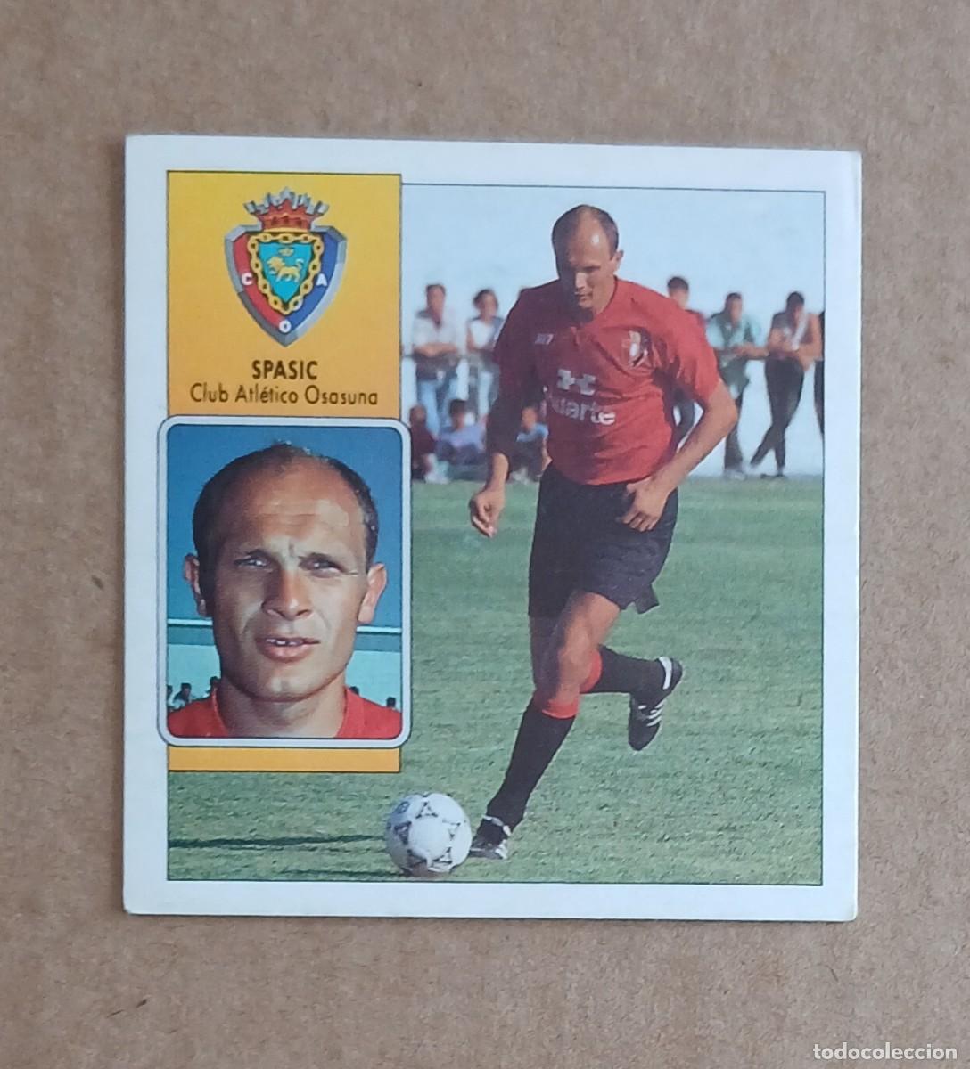 Figurine di Calcio: CROMO DE SPASIC OSASUNA EDICIONES ESTE 92-93. Nuevo y sin pegar.