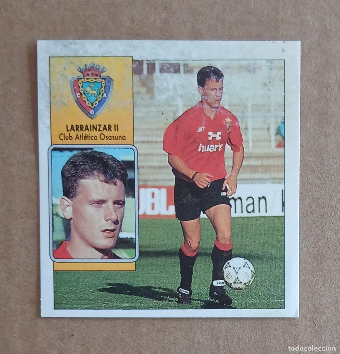 Figurine di Calcio: CROMO DE LARRA&Iacute;NZAR II OSASUNA EDICIONES ESTE 92-93. Nuevo y sin pegar.