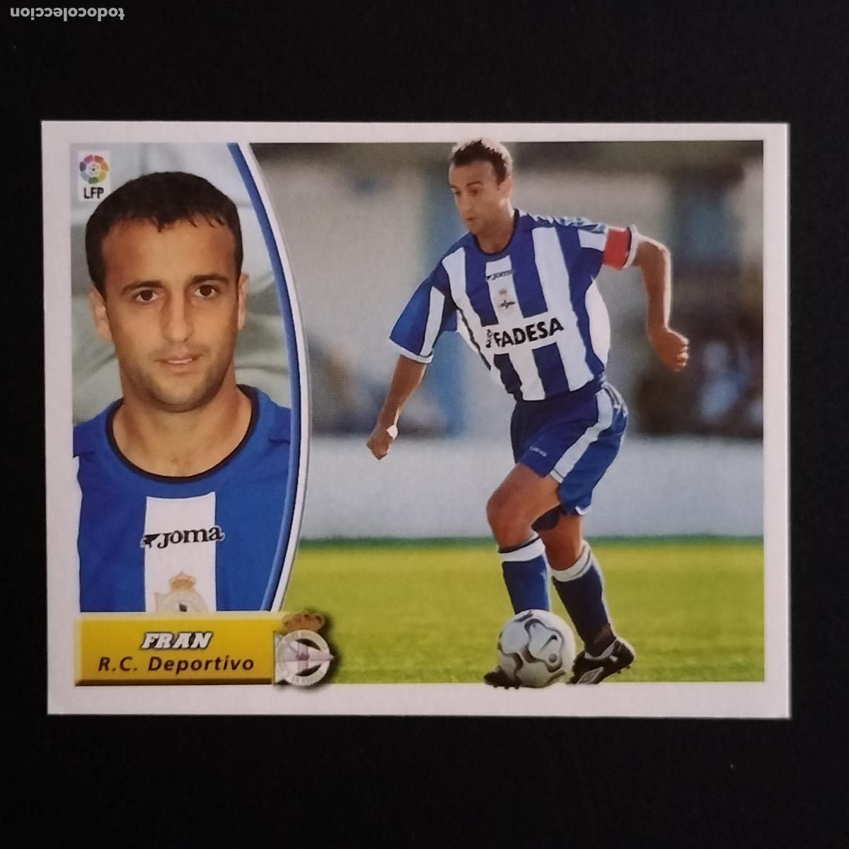 Football Stickers: CROMO FRAN DEPORTIVO CORU&Ntilde;A CROMOS ALBUM LIGA FUTBOL EDICIONES ESTE 2003-2004 03-04