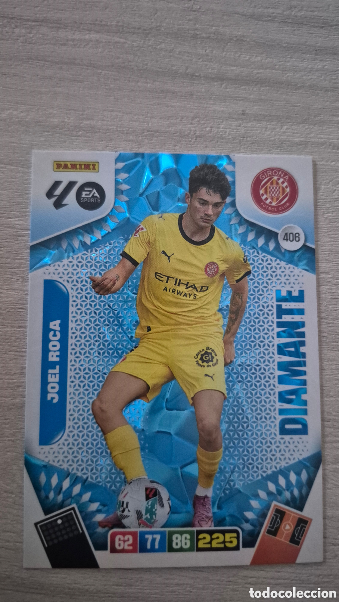 Figurine di Calcio: N&deg;406 Diamante Joel Roca Adrenalyn 25/26