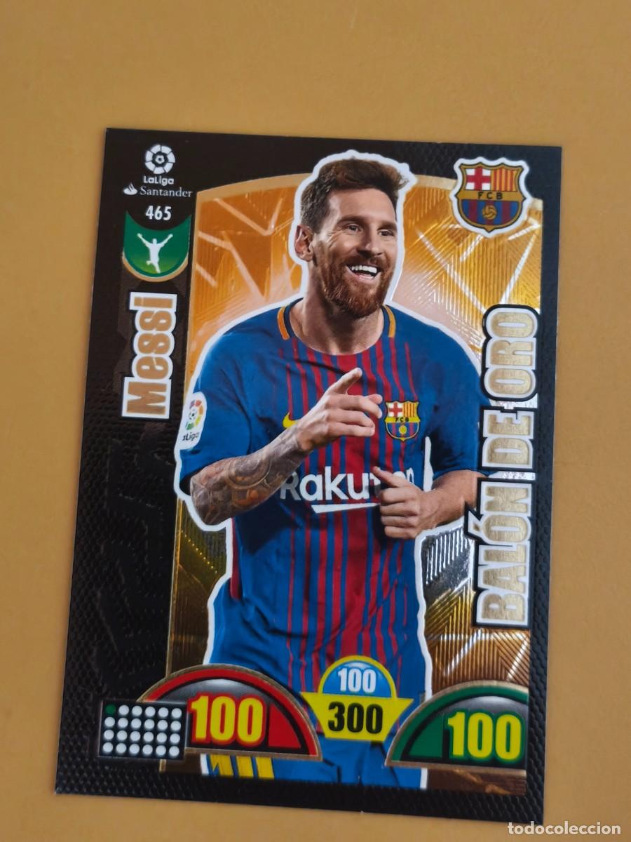 Cromos de f&uacute;tbol: messi, 2017 18 balon oro - Foto 1