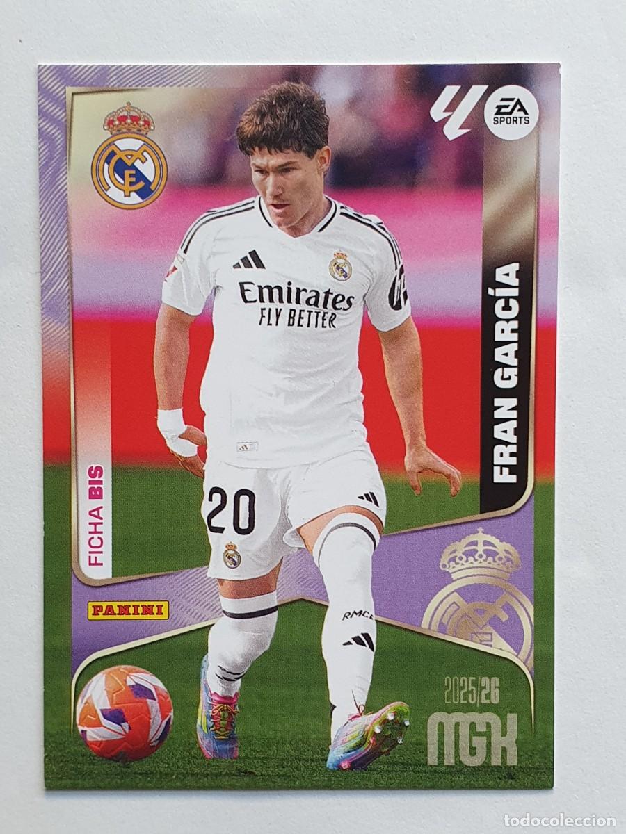 Fu&szlig;ball-Sticker: FICHA BIS #225 BIS FRAN GARC&Iacute;A (Real Madrid) - Panini MGK La Liga 2025-26