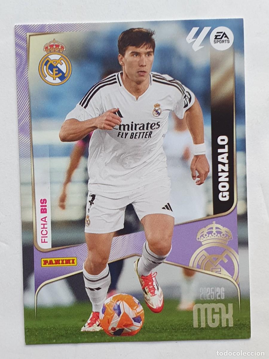 Cartes &agrave; collectionner de Football: FICHA BIS #233 BIS GONZALO (Real Madrid) - Panini MGK La Liga 2025-26