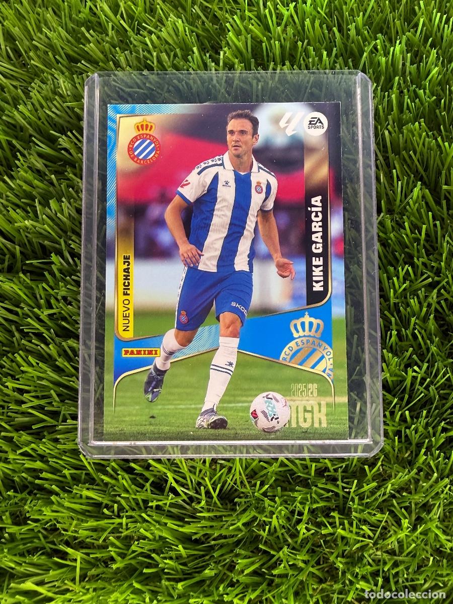 Cromos de F&uacute;tbol: N&ordm; 445 Kike Garc&iacute;a Nuevo Fichaje RCD Espanyol Megacracks 25 26