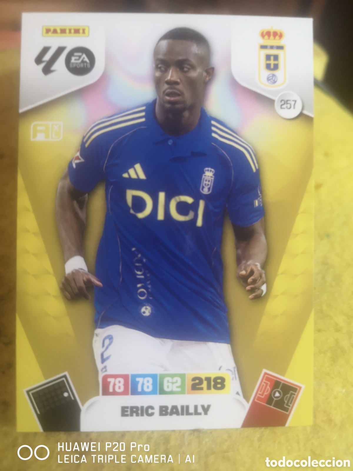 Fu&szlig;ball-Sticker: ADRENALYN XL 2025 - 26 / 25 - 26 - ERIC BAILLY 257 - OVIEDO