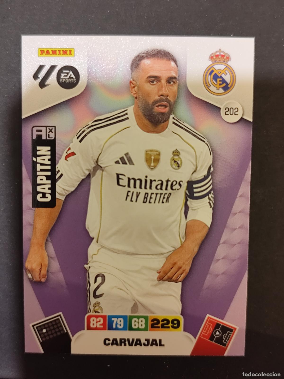 Figurine di Calcio: 202 CARVAJAL CAPIT&Aacute;N REAL MADRID ADRENALYN 2025 2026 25 26