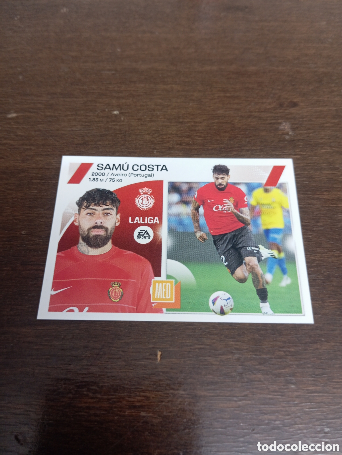 Cromos de f&uacute;tbol: Samu Costa 12 BIS MALLORCA LIGA ESTE 23-24