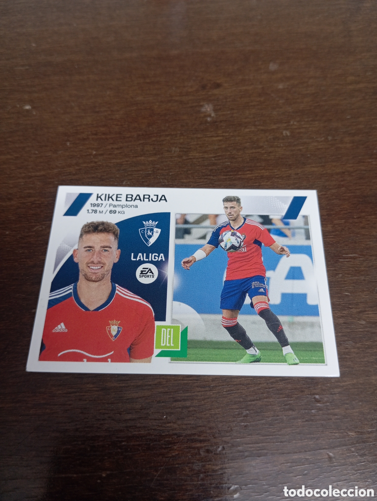 Cromos de Futebol: Kike Barja 18 OSASUNA LIGA ESTE 23-24