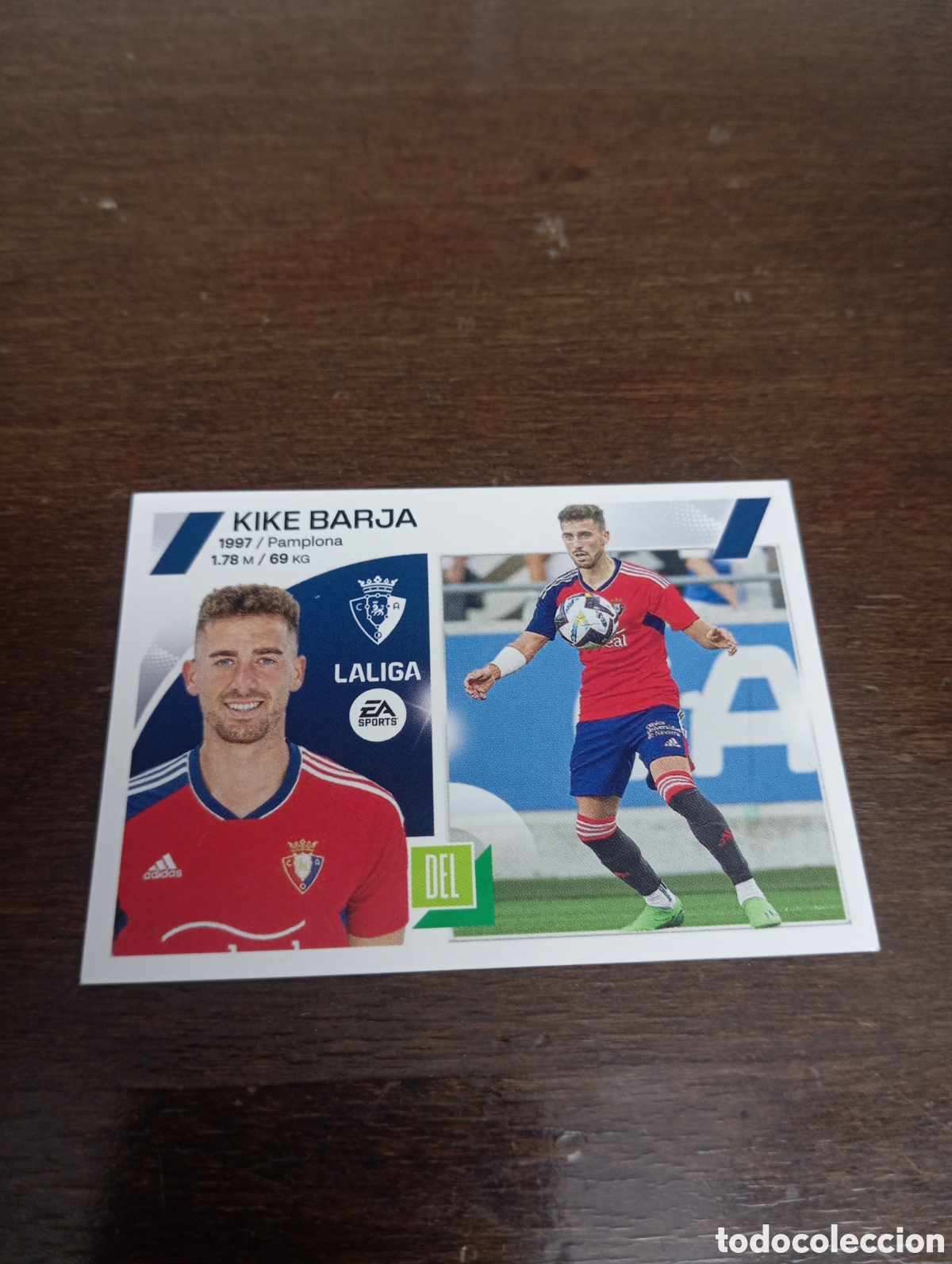 Cromos de Futebol: Kike Barja 18 OSASUNA LIGA ESTE 23-24