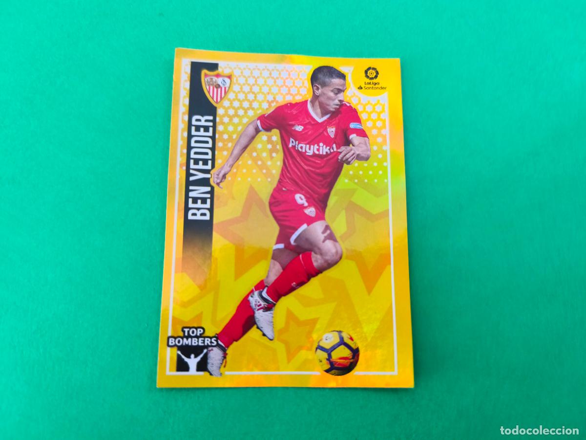 Cromos de f&uacute;tbol: CROMO FUTBOL BEN YEDDER SEVILLA F.C. SIN PEGAR N&ordm; 4 LIGA ESTE 2018-2019/18-19
