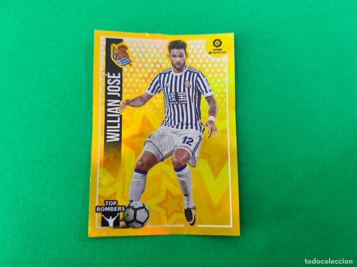 Cromos de f&uacute;tbol: CROMO FUTBOL WILLIAM JOSE REAL SOCIEDAD SIN PEGAR N&ordm; 26 LIGA ESTE 2018-2019/18-19