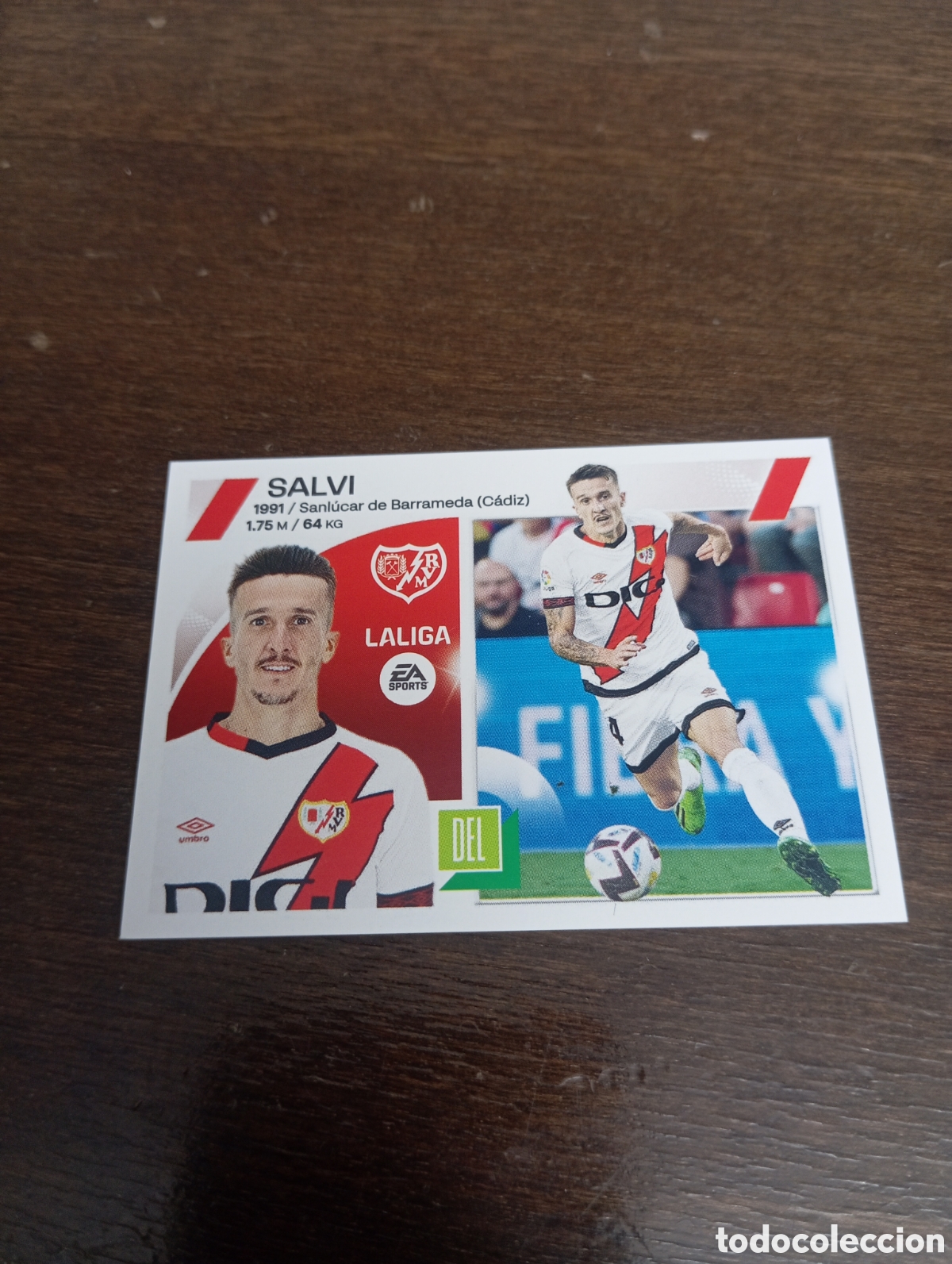 Cromos de Futebol: Salvi 17 RAYO VALLECANO LIGA ESTE 23-24
