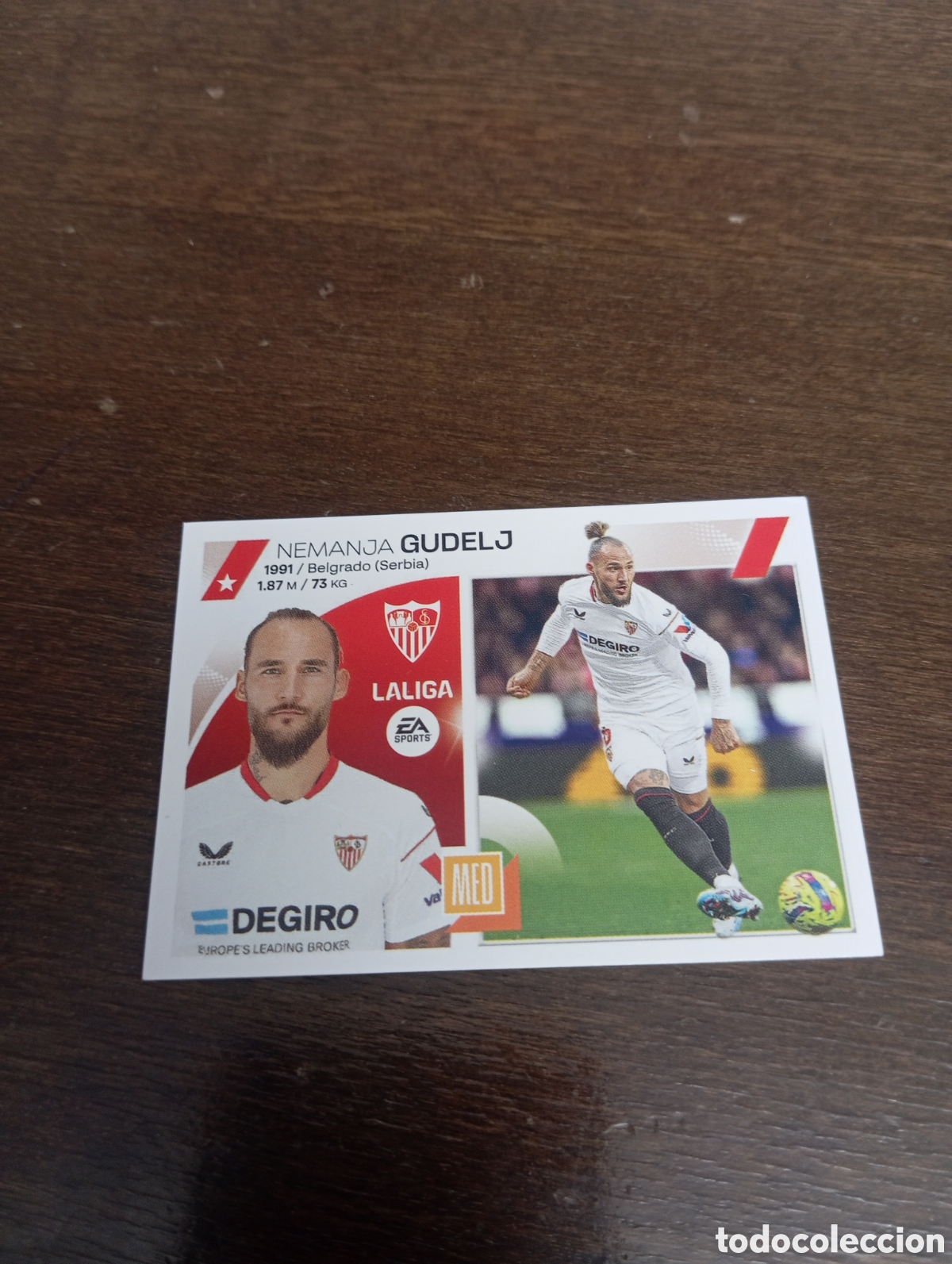 Cromos de Futebol: Gudelj 10 SEVILLA LIGA ESTE 23-24