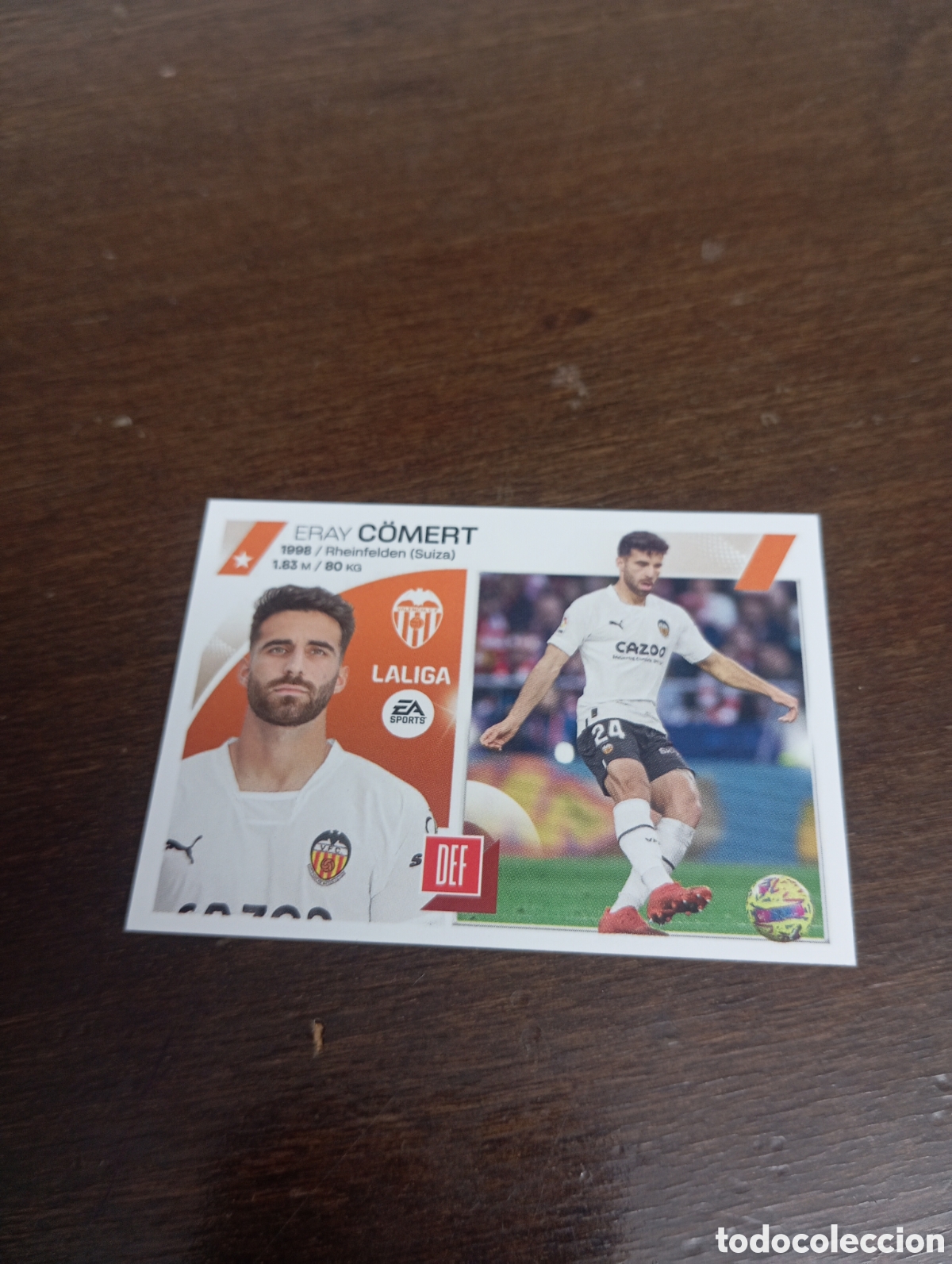 Cromos de Futebol: Comert 9 VALENCIA LIGA ESTE 23-24