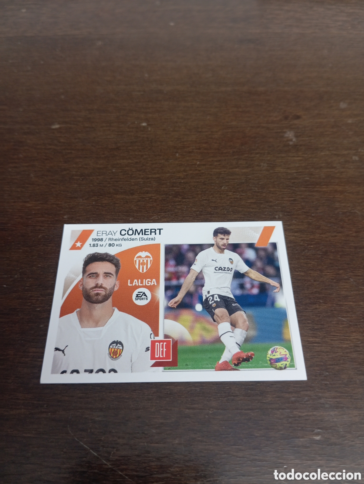 Cromos de Futebol: Comert 9 VALENCIA LIGA ESTE 23-24